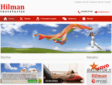 Tablet Screenshot of hilman.si